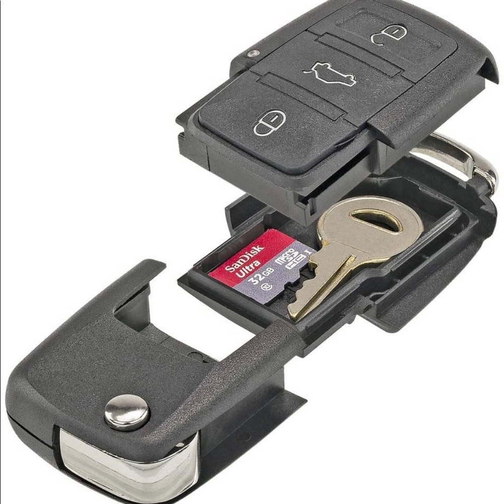 Hide away key fob